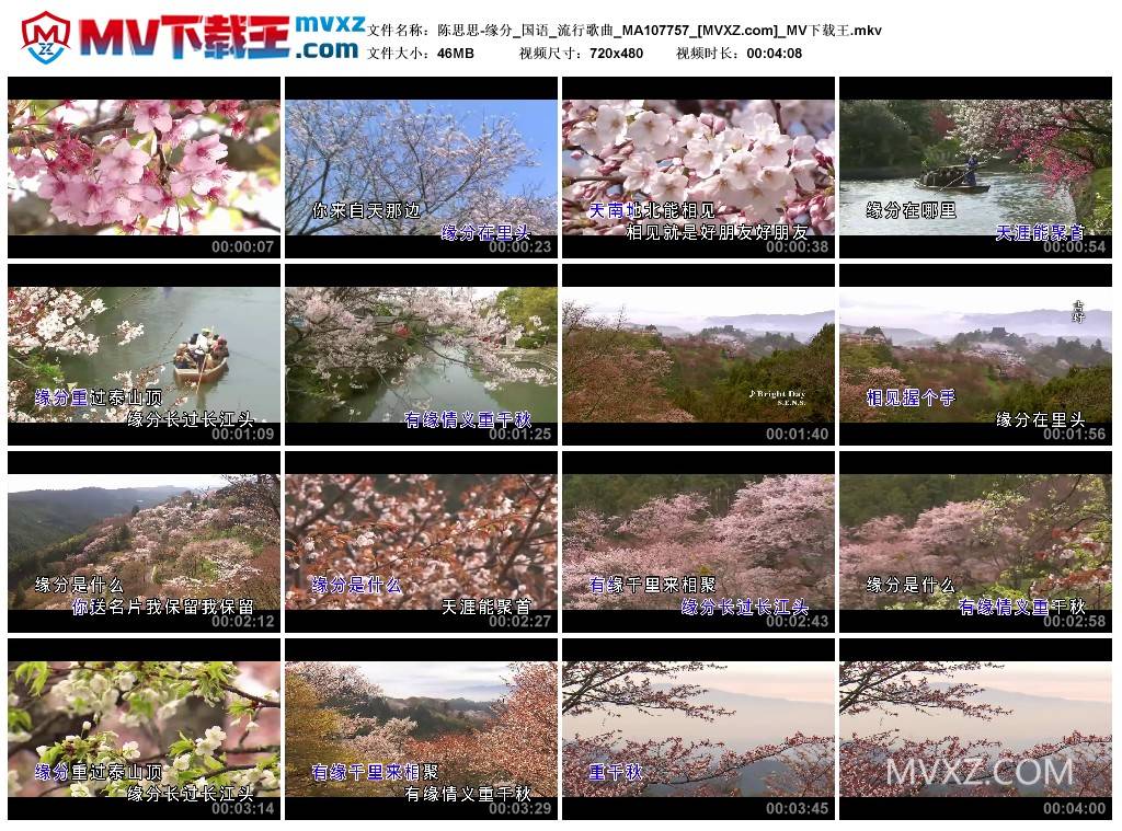 陈思思-缘分_国语_流行歌曲_MA107757